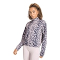 Jaqueta Feminina adidas Workout Essentials Leopard PRETO