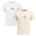 Kit 2 Camisetas Diadora Big Logo Masculino BRANCO