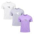 Kit 3 Camisetas Diadora Big Logo Masculino BRANCO