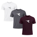 Kit 3 Camisetas Diadora Big Logo Masculino BRANCO