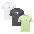 Kit 3 Camisetas Diadora Big Logo Masculino BRANCO