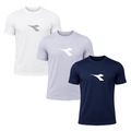 Kit 3 Camisetas Diadora Big Logo Masculino BRANCO