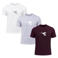 Kit 3 Camisetas Diadora Big Logo Masculino BRANCO