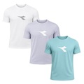Kit 3 Camisetas Diadora Big Logo Masculino BRANCO