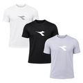 Kit 3 Camisetas Diadora Big Logo Masculino BRANCO