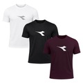 Kit 3 Camisetas Diadora Big Logo Masculino BRANCO