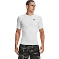 Camiseta de Compressão Under Armour Treino HG Masculina BRANCO