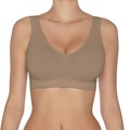 Top Hanes Alças Largas - Feminino CHOCOLATE+CHOCOLATE