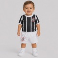 Kit Uniforme de Futebol do Corinthians Baby Infantil PRETO