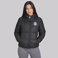 Jaqueta do Grêmio Puffer Feminina PRETO