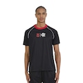 Camiseta Flamengo Braziline Disparar Masculina PRETO/VERMELHO
