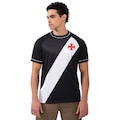 Camiseta Vasco Braziline Masculino PRETO/BRANCO