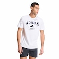 Camiseta adidas Grafica Heritage Masculino BRANCO/AZUL
