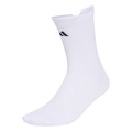 Meia Cano Médio adidas Running Message Crew Unissex BRANCO/PRETO