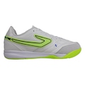 Chuteira Futsal Infantil Topper Maestro PRO V BRANCO/VERDE