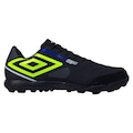 Chuteira Society Adulta Umbro Pro 5 Bump Club PRETO/VERDE