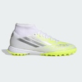 Chuteira Society Cano Alto Adulto adidas F50 Sparkfusion Club BRANCO/VERDE