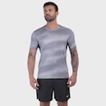 Camiseta Mizuno Run Easy 5 Masculina - Cinza/Preta - Mizuno - Masculino CINZA