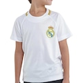 Camisa Braziline Real Madrid Merengue - Infantil BRANCO