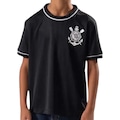 Camisa Braziline Corinthians - Infantil PRETO