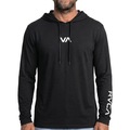 Camiseta Manga Longa RVCA RV Hoody Masculina PRETO