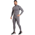 Conjunto Fitness Térmico Blusa e Calça Vekyo Masculino CINZA