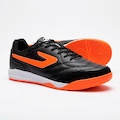 Chuteira Futsal Adulto Topper Maestro Club VI PRETO/LARANJA
