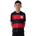 Camisa do Flamengo Braziline Torcerdor Infantil PRETO