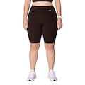 Bermuda Selene Básica Fitness Plus Size Feminina MARROM