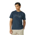 Camiseta Fila Regular Letter Outline Masculino NAO SE APLICA