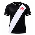 Camisa do Vasco da Gama Braziline Sou Masculina PRETO/BRANCO
