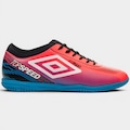 Chuteira Futsal Adulto Umbro Indoor Top Speed League ROSA CLA/AZUL