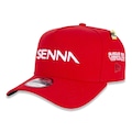 Bone New Era 9FORTY A-Frame Senna World Champion New Era Masculino VERMELHO