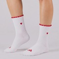 Kit Meia Adidas Gráfica - 3 Pares - Feminino BRANCO