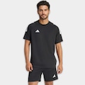 Camiseta adidas Sereno 3 Barras -Masculina PRETO/BRANCO