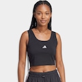 Cropped adidas Sleeveless Small Logo Essentials - Feminina PRETO