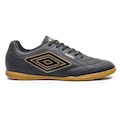 Chuteira Futsal Adulto Umbro Class Footballer PRETO/OURO