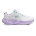 Tênis Feminino Skechers Cloud BRANCO/CINZA/LILAS