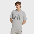 Camiseta adidas Holiday Big Logo Masculina CINZA