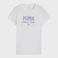 Camiseta Feminina Puma Graphic Varsity BRANCO