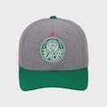 Boné Adulto Supercap do Palmeiras Aba Curva CINZA