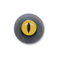 Jibbitz™ Crocs Lego Globo Ocular Único - Unissex BRANCO