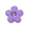 Jibbitz™ Crocs Flor Roxa Com Gema Único - Unissex BRANCO