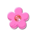 Jibbitz™ Crocs Flor Rosa Com Gema Único - Unissex BRANCO