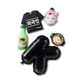 Jibbitz™ Crocs Essenciais Da Coreia Pack Com 5 Peças Único - Unissex BRANCO