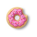 Jibbitz™ Crocs Donut Mordido Único - Unissex BRANCO