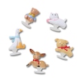 Jibbitz™ Crocs Animais Fofinhos Pack com 5 Peças Único - Unissex BRANCO