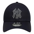 Boné Adulto New Era Metallic Outline 940 New York Yankees Aba Curva AZUL ESCURO