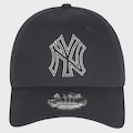 Boné Adulto New Era 9Forty Metallic Outiline New York Yankees Navy Aba Curva AZUL