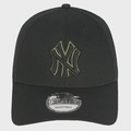Boné Adulto New Era 9Forty Team Outiline New York Yankees Aba Curva PRETO